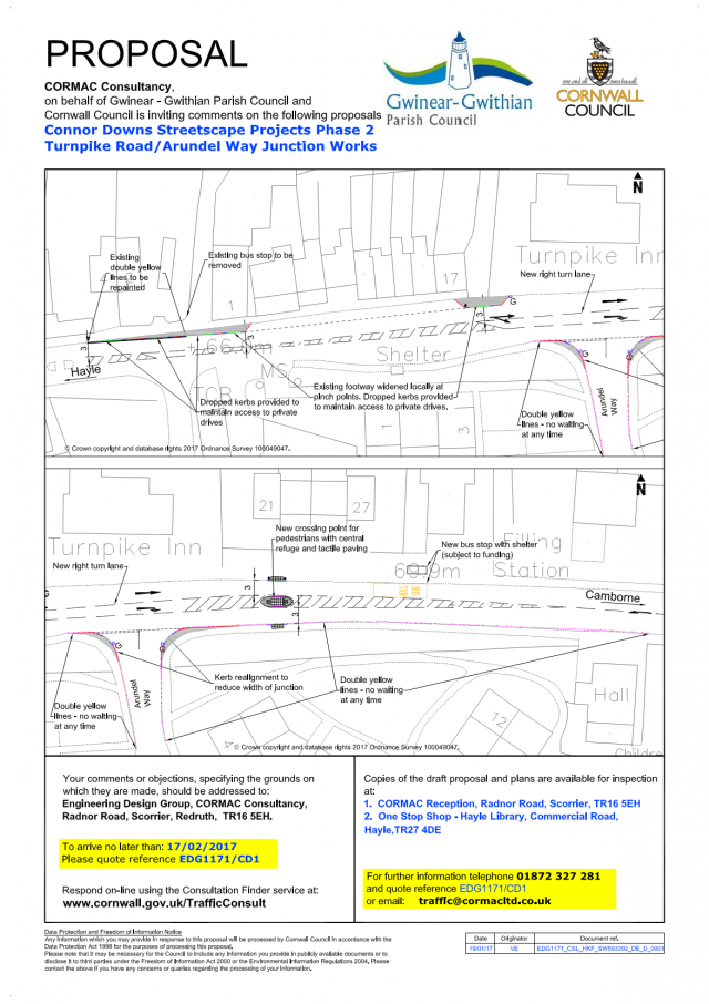 Streetscape consultation - Connor Downs - Turnpike Road/Arundel Way Junctions Works - Streetscape Projects Phase 2 (EDG1171/CD1) (Region West) Streetscape consultation - Connor Downs - Turnpike Road/Arundel Way Junctions Works - Streetscape Projects Phase 2 (EDG1171/CD1) (Region West)